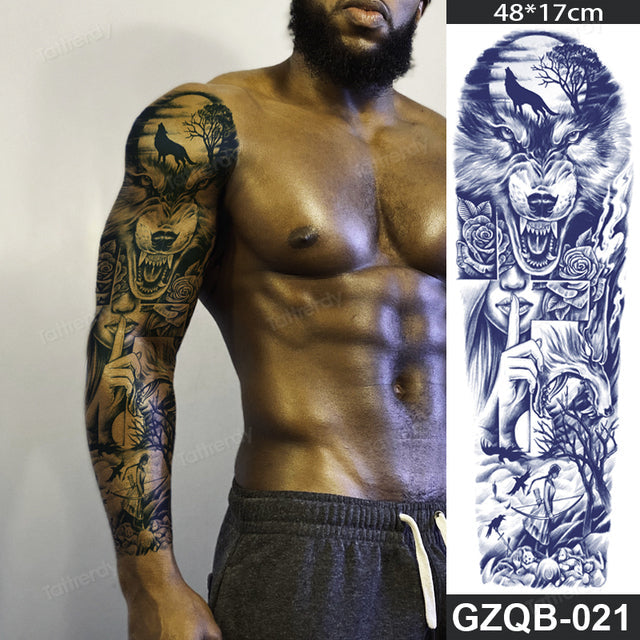 Stornfield | Life Meaning Full Sleeve Semi-Permanent Tattoo