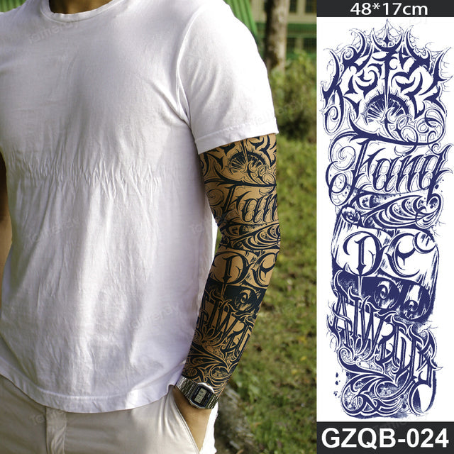 Stornfield | Life Meaning Full Sleeve Semi-Permanent Tattoo