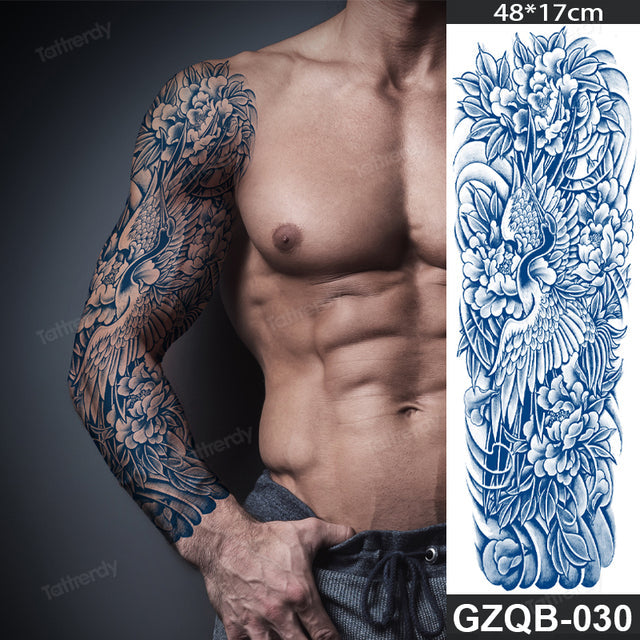 Stornfield | Life Meaning Full Sleeve Semi-Permanent Tattoo