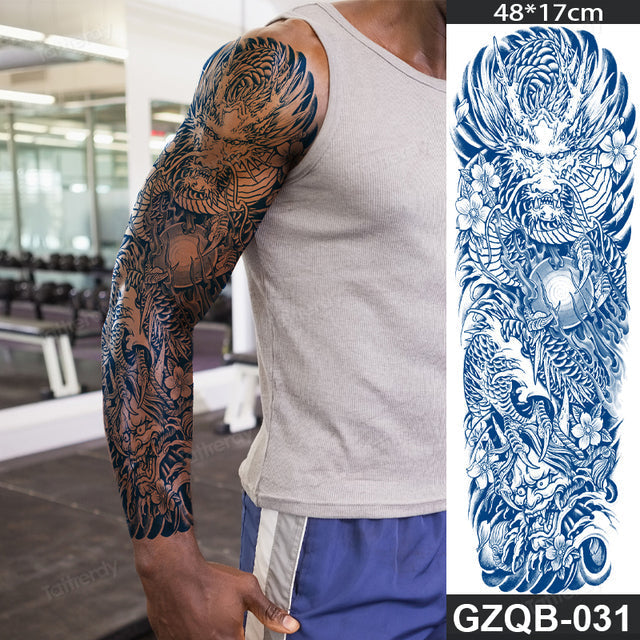 Stornfield | Life Meaning Full Sleeve Semi-Permanent Tattoo