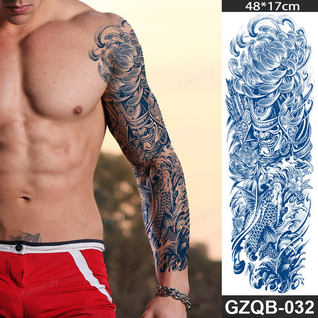 Stornfield | Life Meaning Full Sleeve Semi-Permanent Tattoo