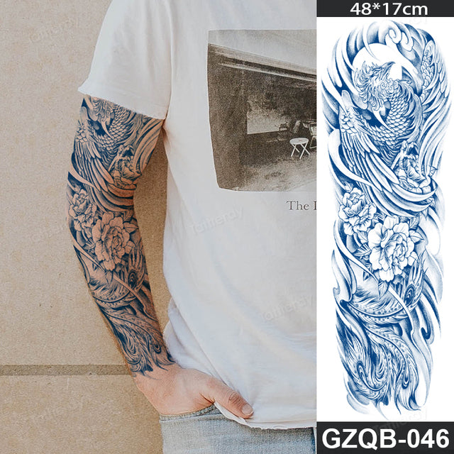 Stornfield | Life Meaning Full Sleeve Semi-Permanent Tattoo