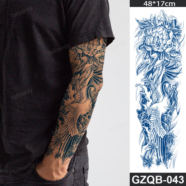 Stornfield | Life Meaning Full Sleeve Semi-Permanent Tattoo