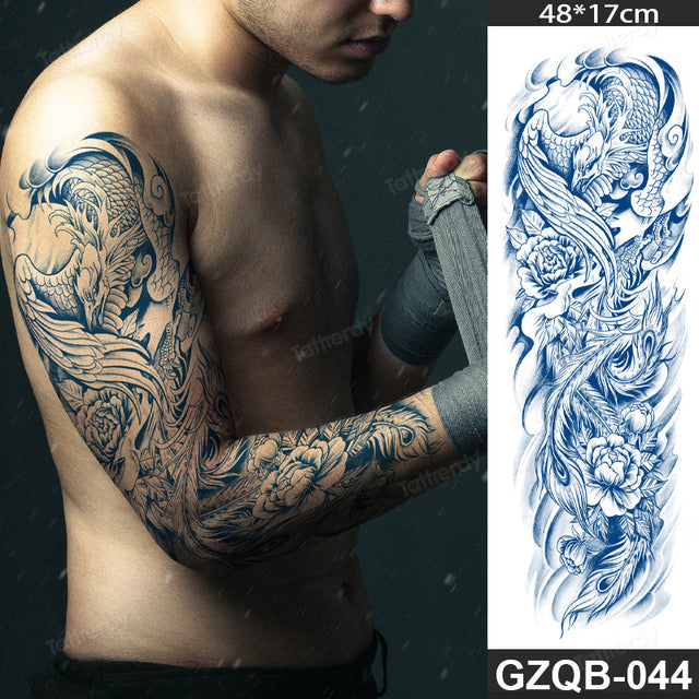 Stornfield | Life Meaning Full Sleeve Semi-Permanent Tattoo