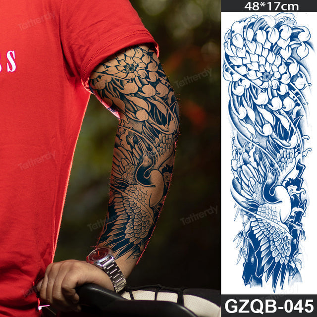 Stornfield | Life Meaning Full Sleeve Semi-Permanent Tattoo
