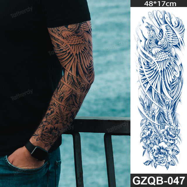 Stornfield | Life Meaning Full Sleeve Semi-Permanent Tattoo