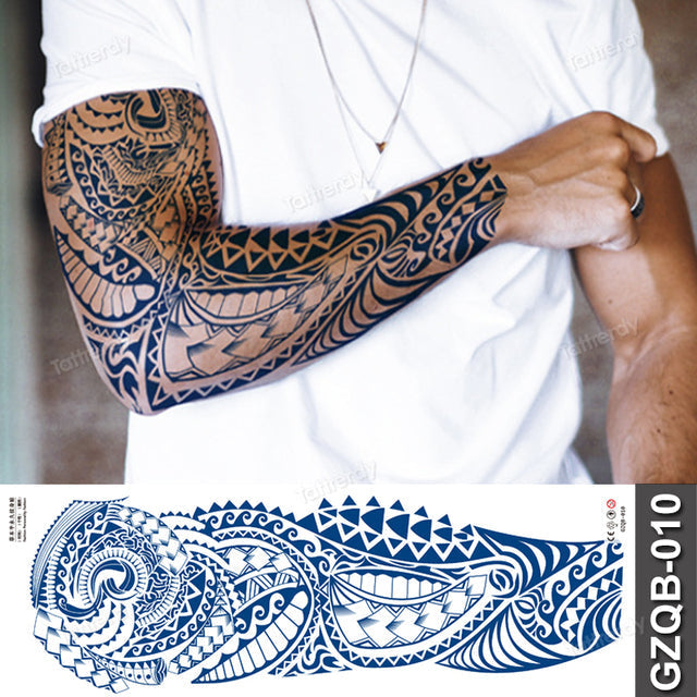 Stornfield | Life Meaning Full Sleeve Semi-Permanent Tattoo