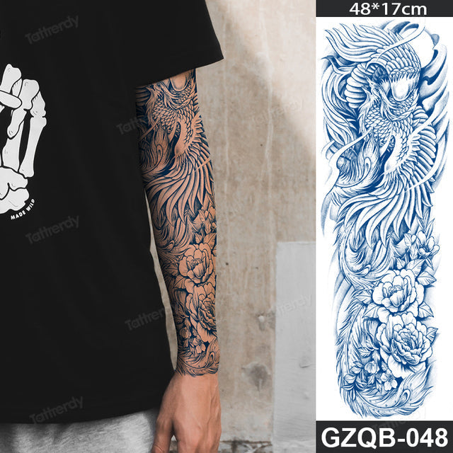 Stornfield | Life Meaning Full Sleeve Semi-Permanent Tattoo