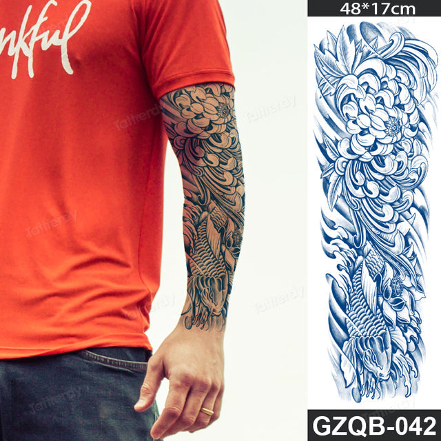 Stornfield | Life Meaning Full Sleeve Semi-Permanent Tattoo