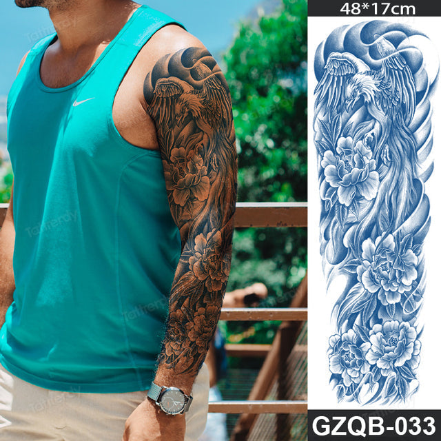 Stornfield | Life Meaning Full Sleeve Semi-Permanent Tattoo
