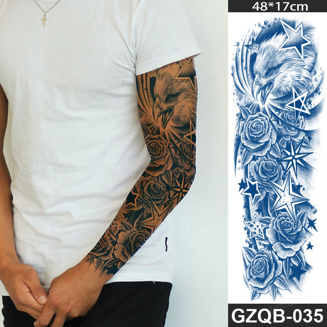 Stornfield | Life Meaning Full Sleeve Semi-Permanent Tattoo