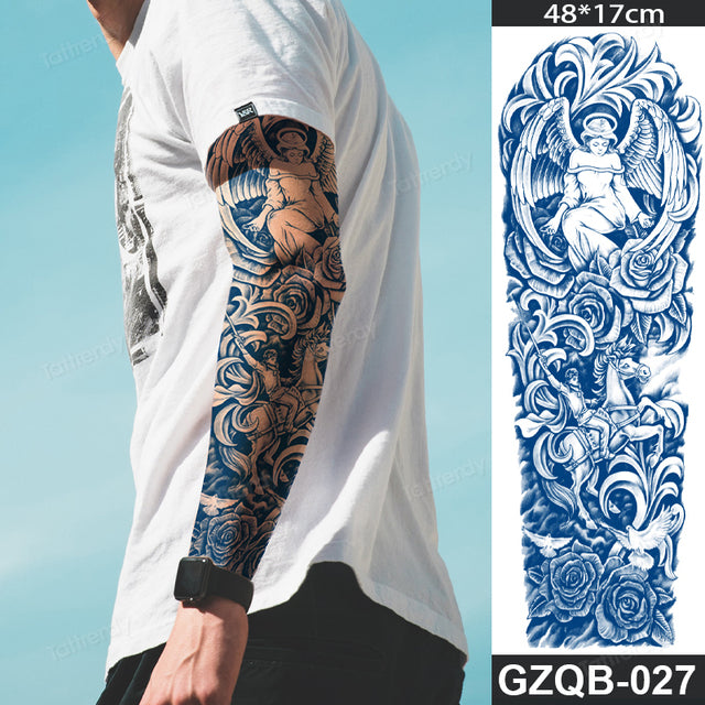 Stornfield | Life Meaning Full Sleeve Semi-Permanent Tattoo