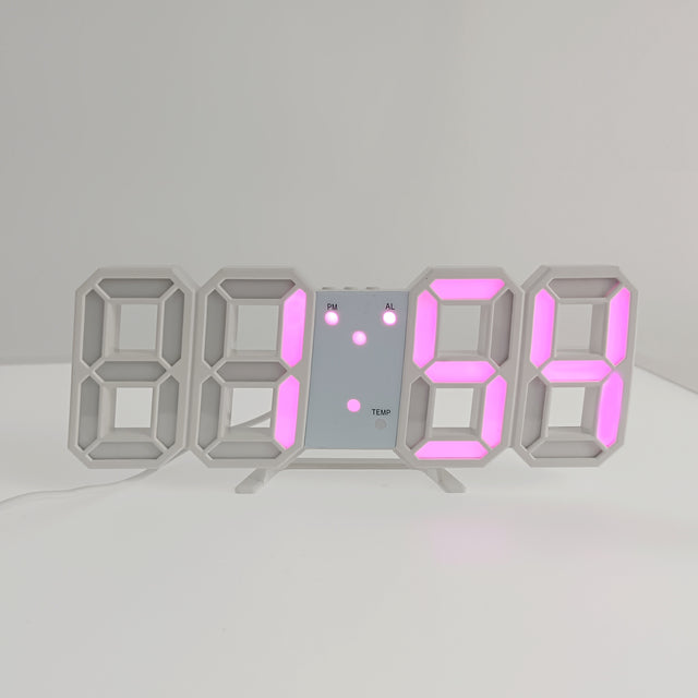 3D LED Modern Digital Alarm Wall Clock | Stornfield