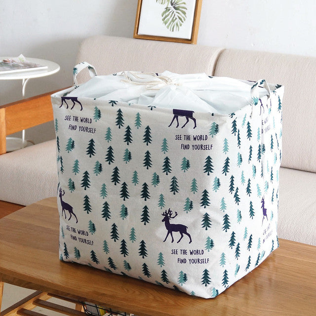 Large Capacity Cotton FoldaStonrfielde Laundry Basket | Stonrfield