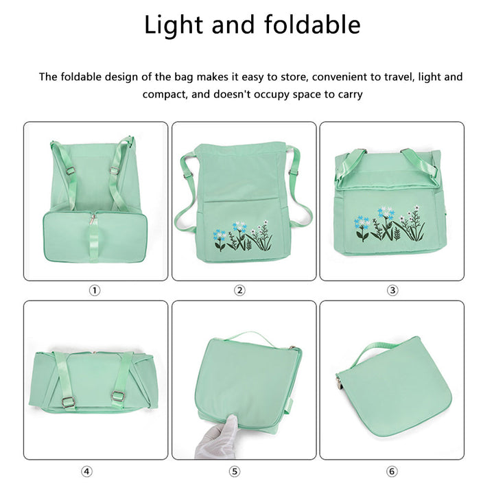 Flower Waterproof Folding Large Travel Backpack | Stornfield