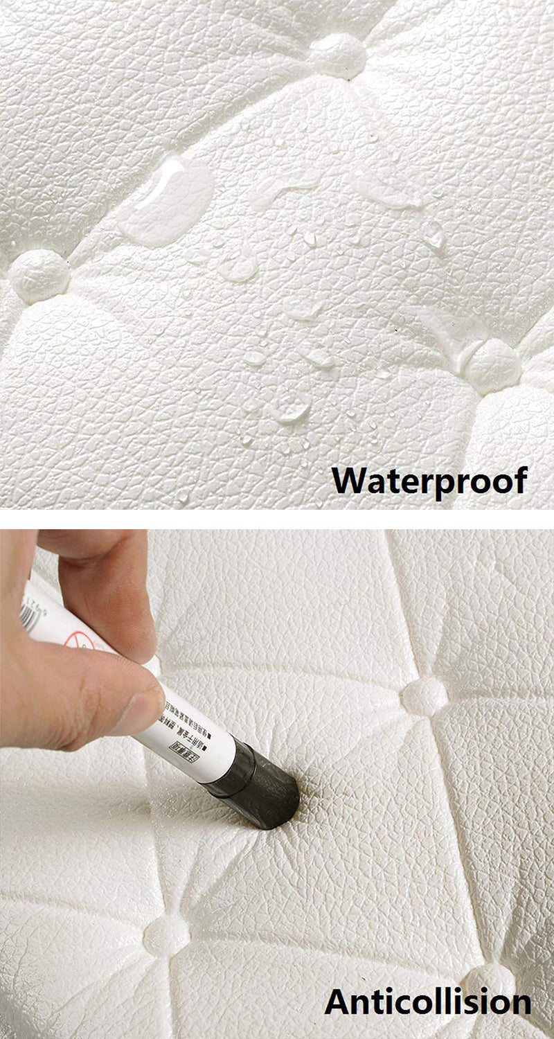 Self-Adhesive Soft Bed Headboard | Stornfield