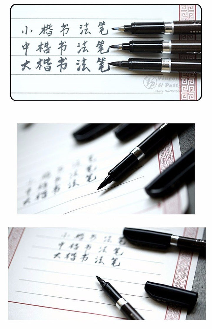 Brush calligraphy pens - 3 pieces | Stornfield