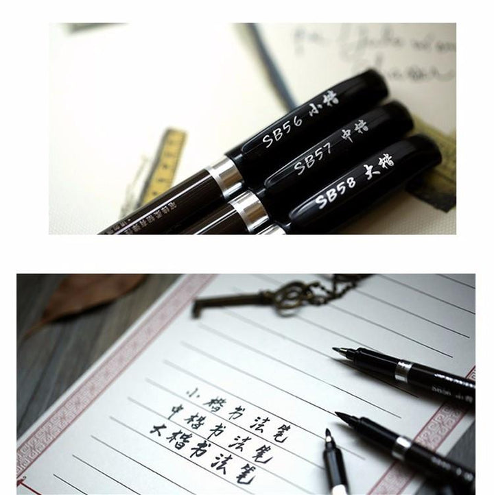 Brush calligraphy pens - 3 pieces | Stornfield
