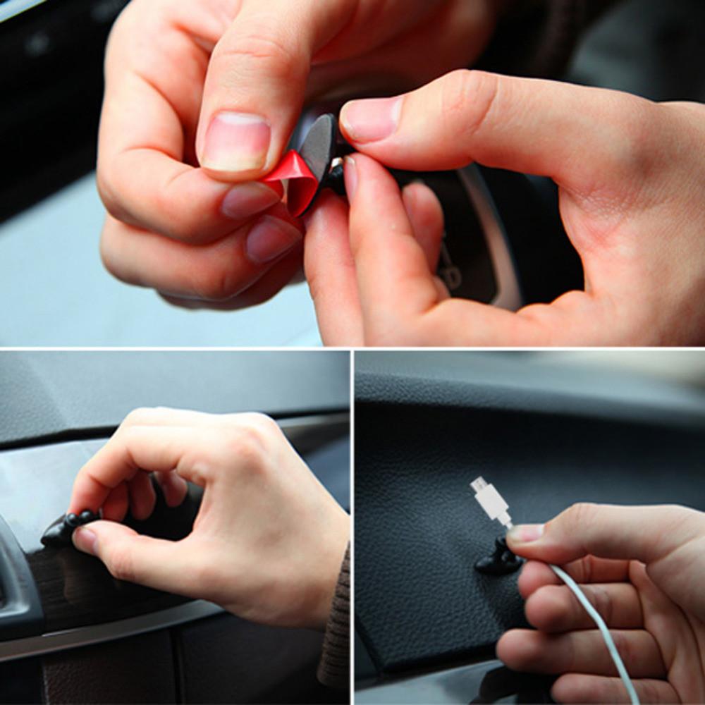 Car Cable Holder Clips (8 Pcs) | Stornfield