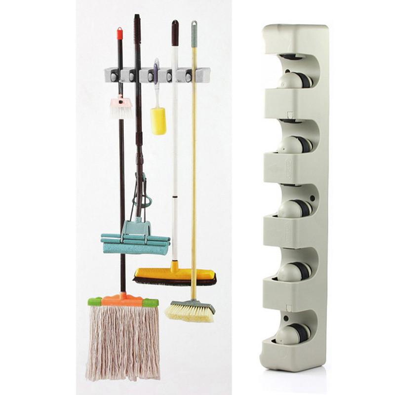 Mop & Broom Organizer Wall Mount Hanger | Stornfield