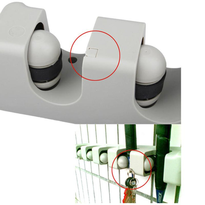 Mop & Broom Organizer Wall Mount Hanger | Stornfield