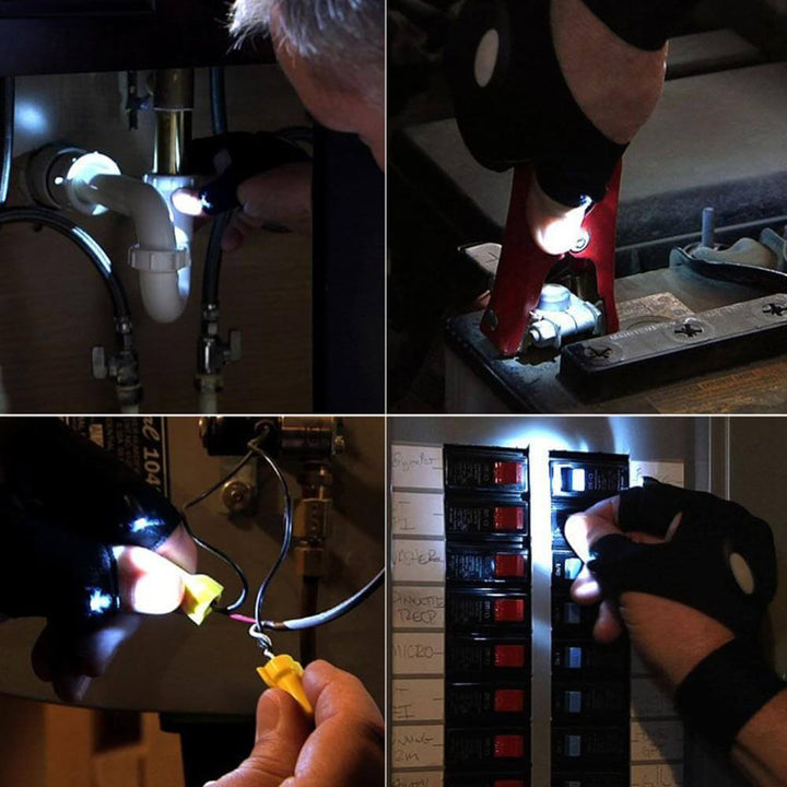 Fingerless Glove LED Flashlight | Stornfield