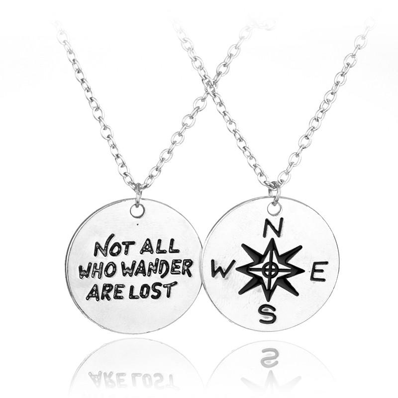 Premium Silver 'Wanderer' Necklace - Two-Sided | Stornfield