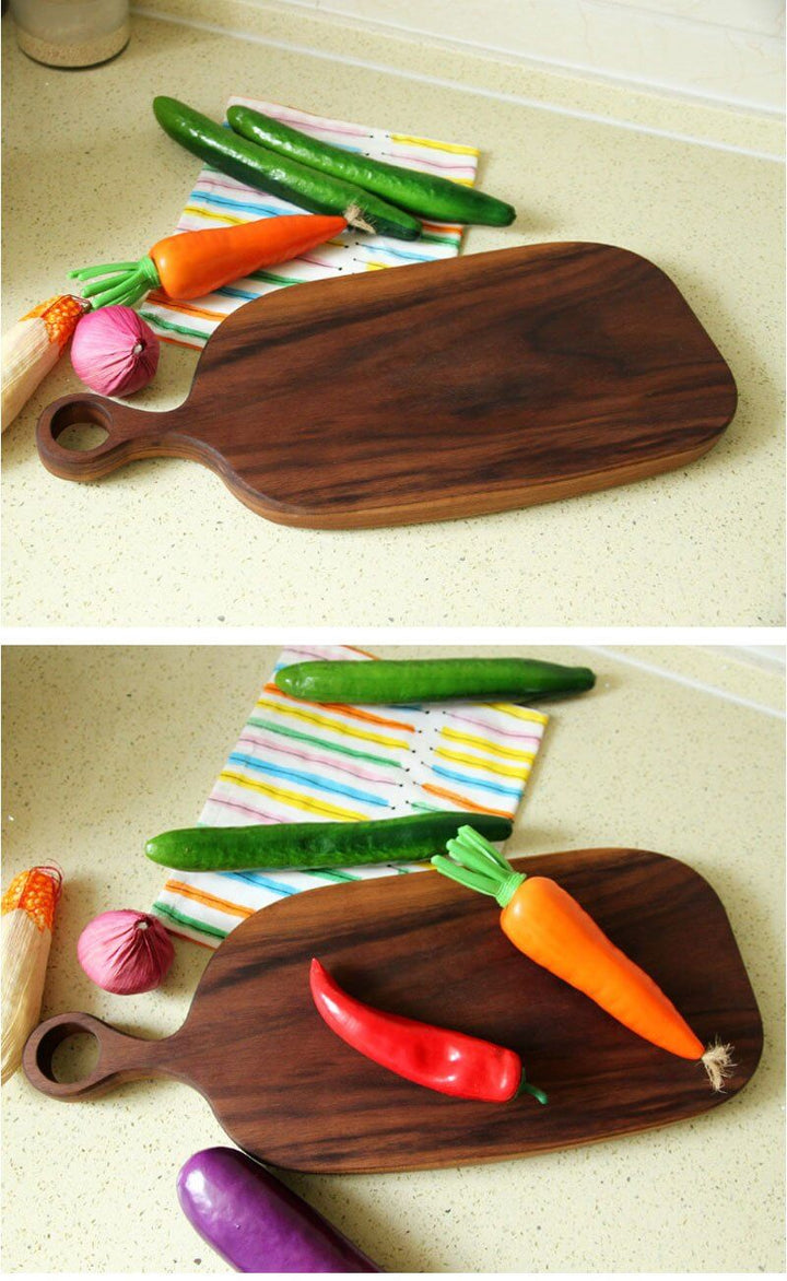 Stornfield | Special Shape Solid Japanese Walnut/Beech Wood Cutting Board