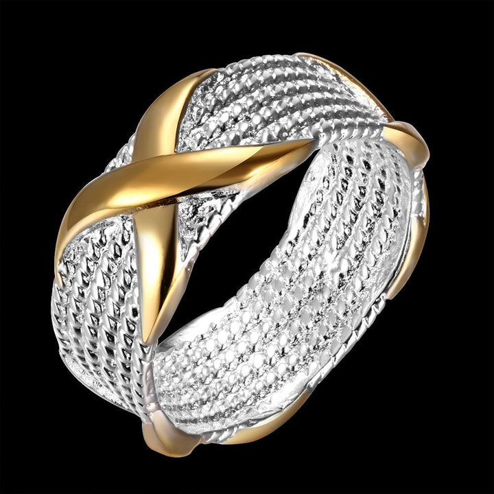 Silver Plated Wire Wrapped Crystal Ring | Stornfield