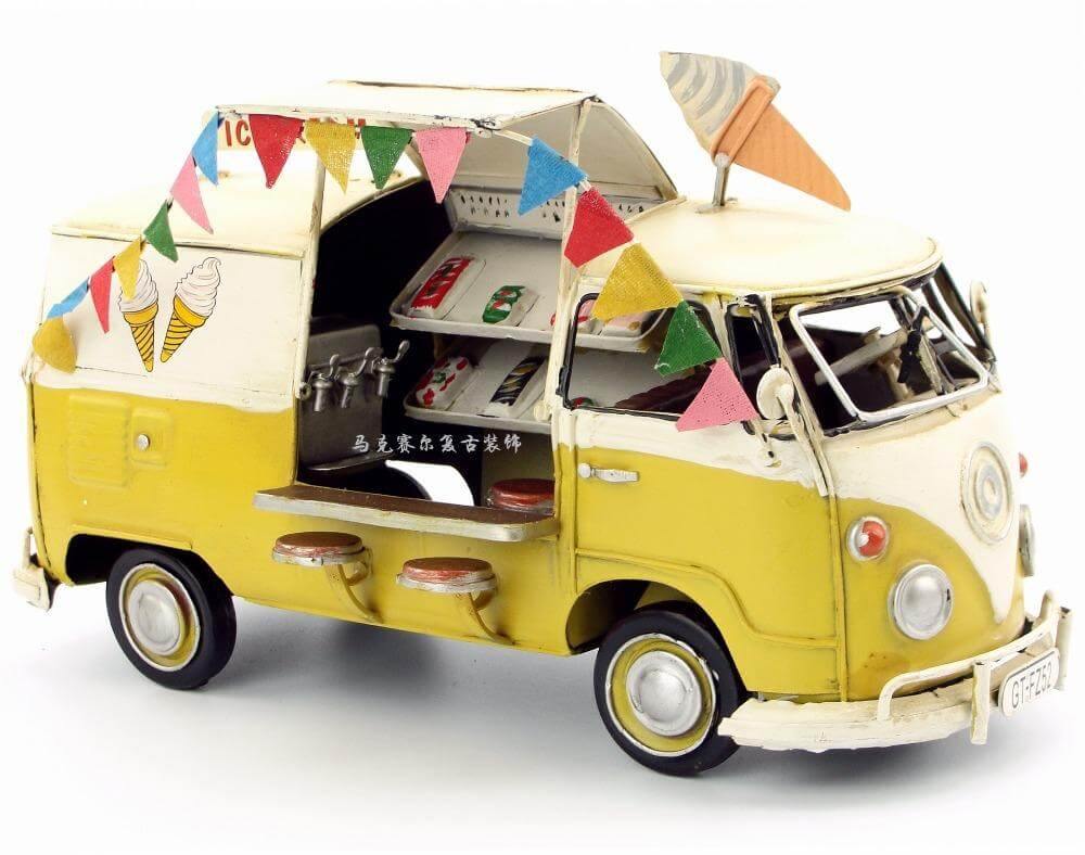 Old Vintage Iron Bus Home Handicraft | Stornfield