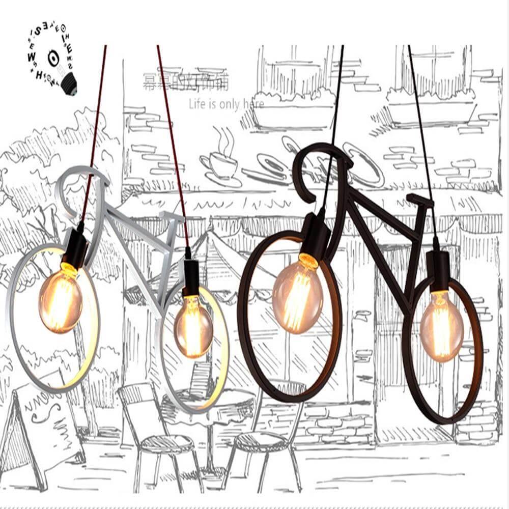 Modern Bicycle Nordic Style Droplight Chandelier Lamp | Stonrfield
