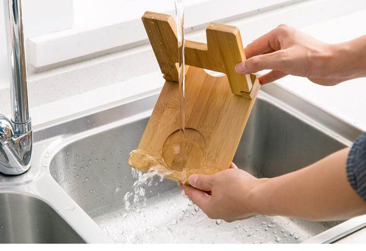 Cutting Board FoldaStornfielde wooden pot lids holder | Stornfield