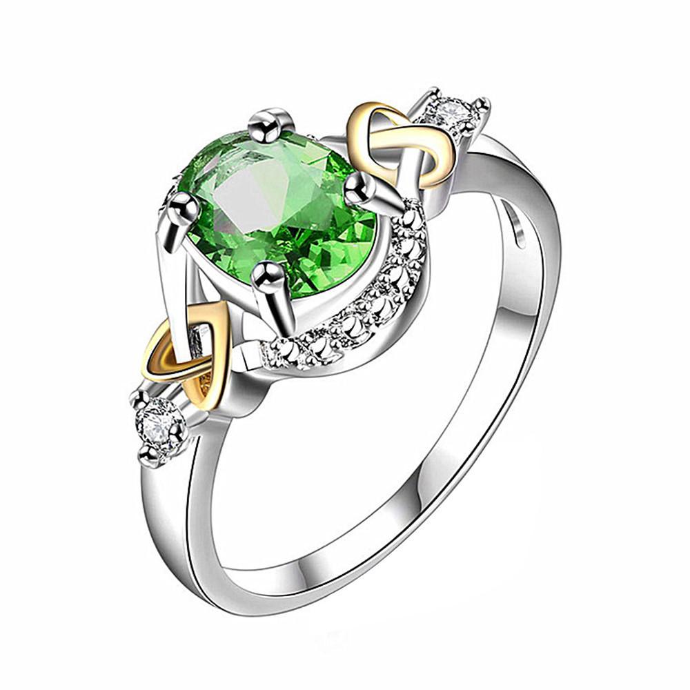 Silver Plated Alloy Crystal Ring | Stornfield