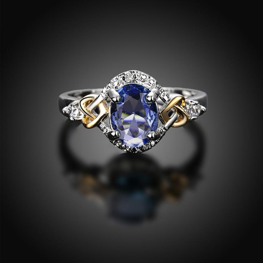 Silver Plated Alloy Crystal Ring | Stornfield