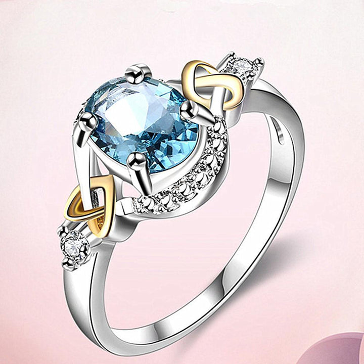 Silver Plated Alloy Crystal Ring | Stornfield