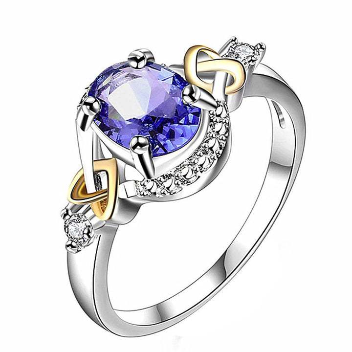 Silver Plated Alloy Crystal Ring | Stornfield