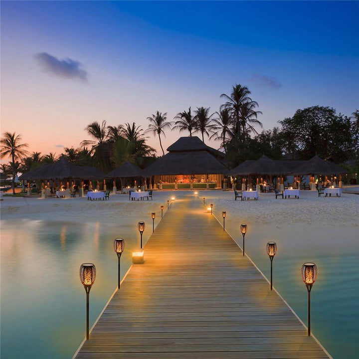 LED Outdoor Flickering Dancing Flames Lights | Stonrfield