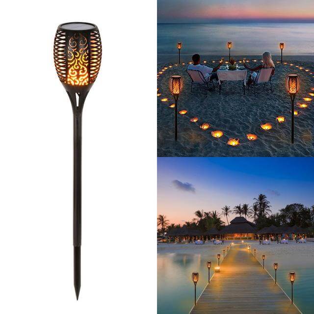 LED Outdoor Flickering Dancing Flames Lights | Stonrfield