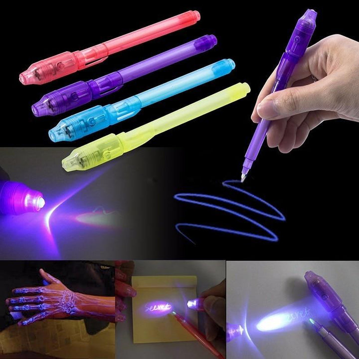 SecretTxt - 2 in 1 UV Black Light Invisible Ink Pen | Stornfield