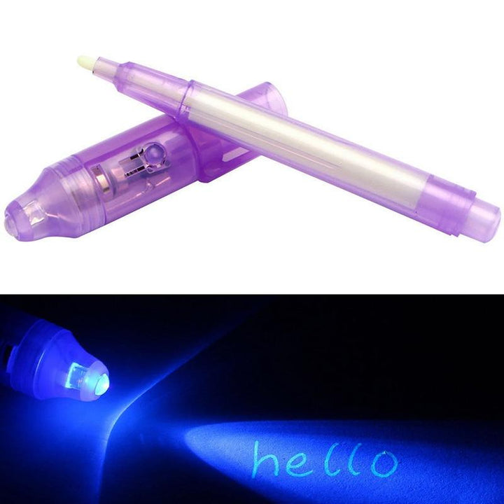 SecretTxt - Black 2-in-1 UV invisible ink pen | Stornfield