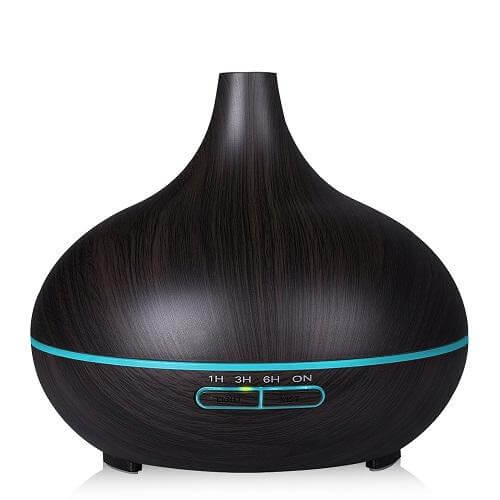 Wood Air Humidifier Essential Oil Diffuser Aroma Lamp | Stonrfield