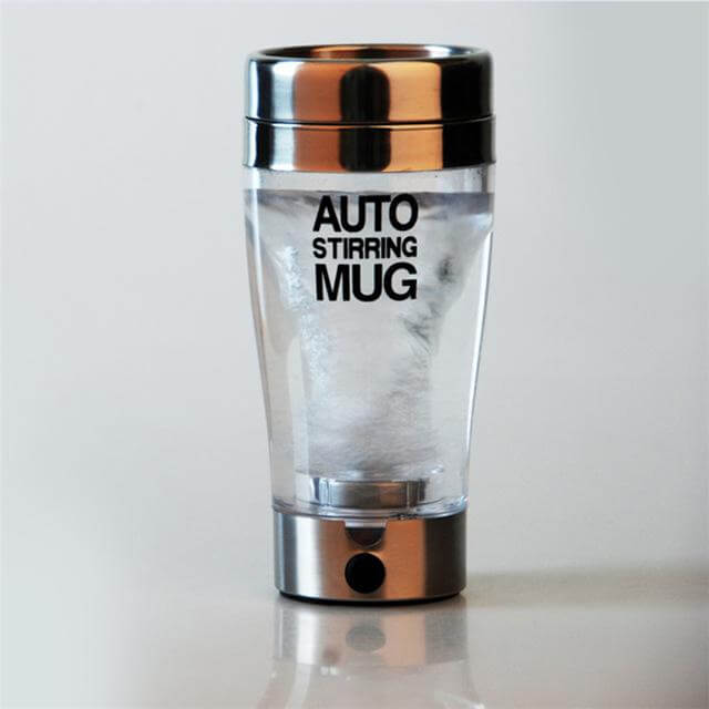 Self Stirring Stainless Steel Transparent Cup | Stornfield