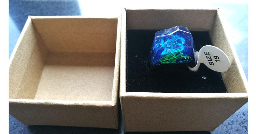 Quanta - Underwater World Resin Ring | Stornfield