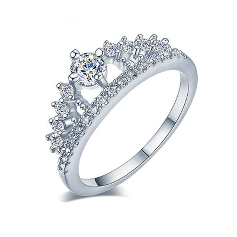 Princess Crown Crystal Ring | Stornfield