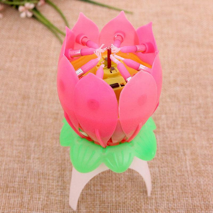 Birthday Lotus Flower Candle | Stornfield