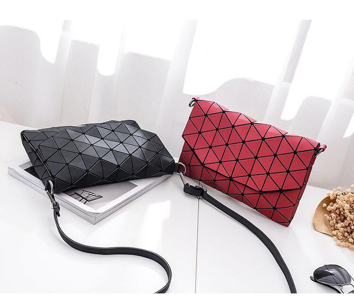 Abstract Geometric Matte Shoulder Bag | Stornfield