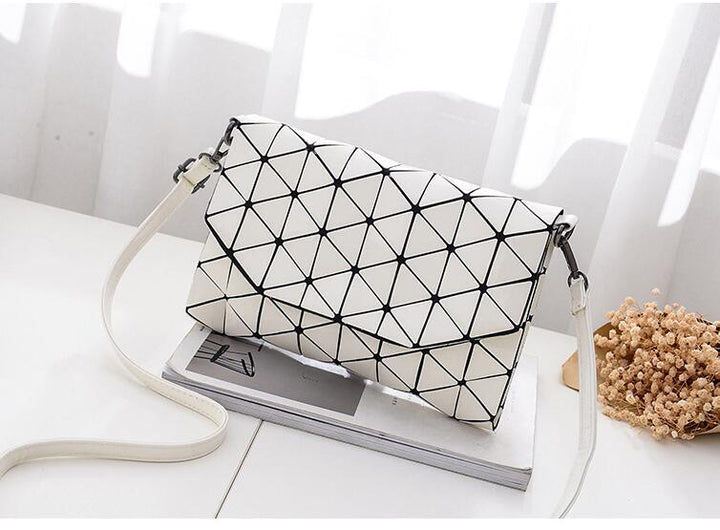 Abstract Geometric Matte Shoulder Bag | Stornfield