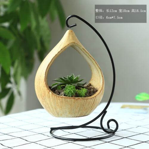 Flower Hanging Triangle Vase Container Pot | Stornfield