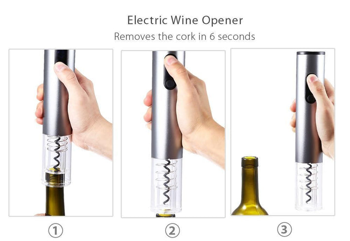 Electric Cordless Wine Bottle Opener | Stornfield