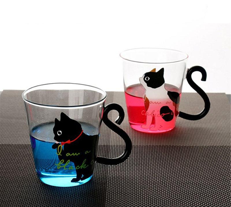 Meow - Glass Cat Mug | Stornfield